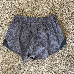 Lululemon Gray Hotty Hot Shorts